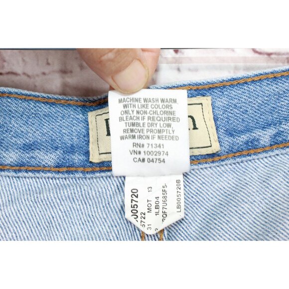 LL Bean Double L Jeans Classic Fit Straight Leg Faded Denim Size 40x32 - Picture 8 of 10